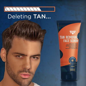 Tan Removal Face Scrub & SPF 50 Sunscreen Combo
