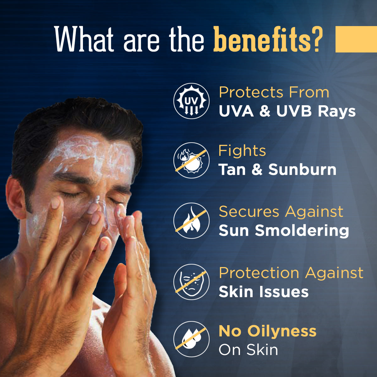 Get Sunscreen SPF 50 PA+++, 50g Online In India Beardhood