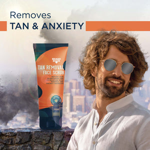 Tan Removal Face Scrub & SPF 50 Sunscreen Combo