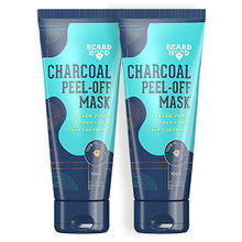 Load image into Gallery viewer, Beardhood Charcoal Peel Off Mask, Set of 2, 200g
