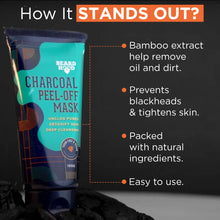 Load image into Gallery viewer, Charcoal Duo (Charcoal Peel Off Mask &amp; Charcoal Face Mask Stick)