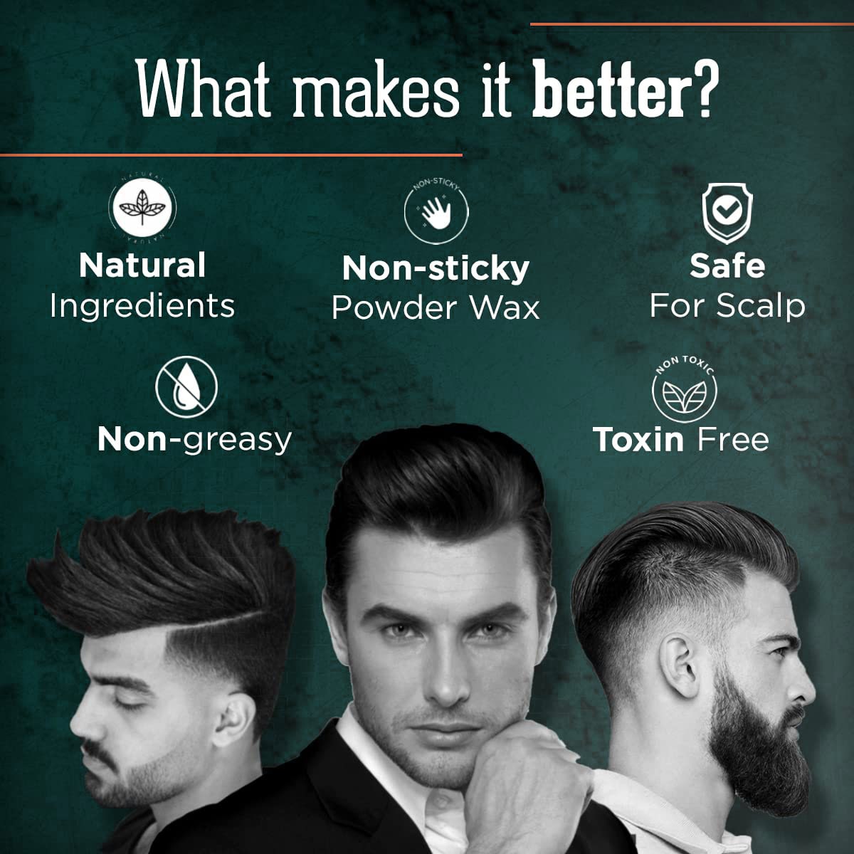 Buy Hair Volume Powder Wax 20gm For Men At Best Price – Beardhood