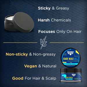 Zero Residue Strong Hold Hair Wax, 100g