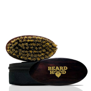 Boar Bristle Beard Brush with Handmade Rosewood Handle
