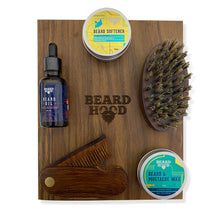 Load image into Gallery viewer, Ultimate Beard Grooming Box | Sheesham Wood | Earthy Tones Scent
