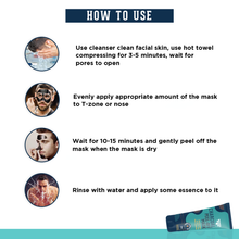 Load image into Gallery viewer, Green Tea Face Wash &amp; Charcoal Peel Off Mask Combo